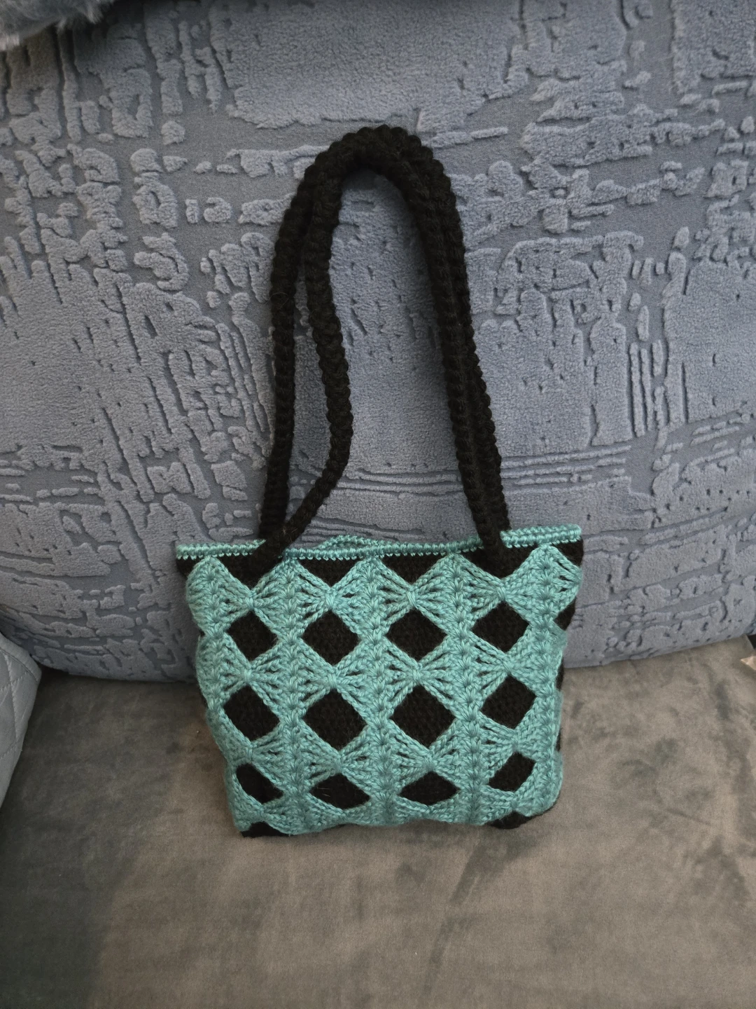 Crochet purse