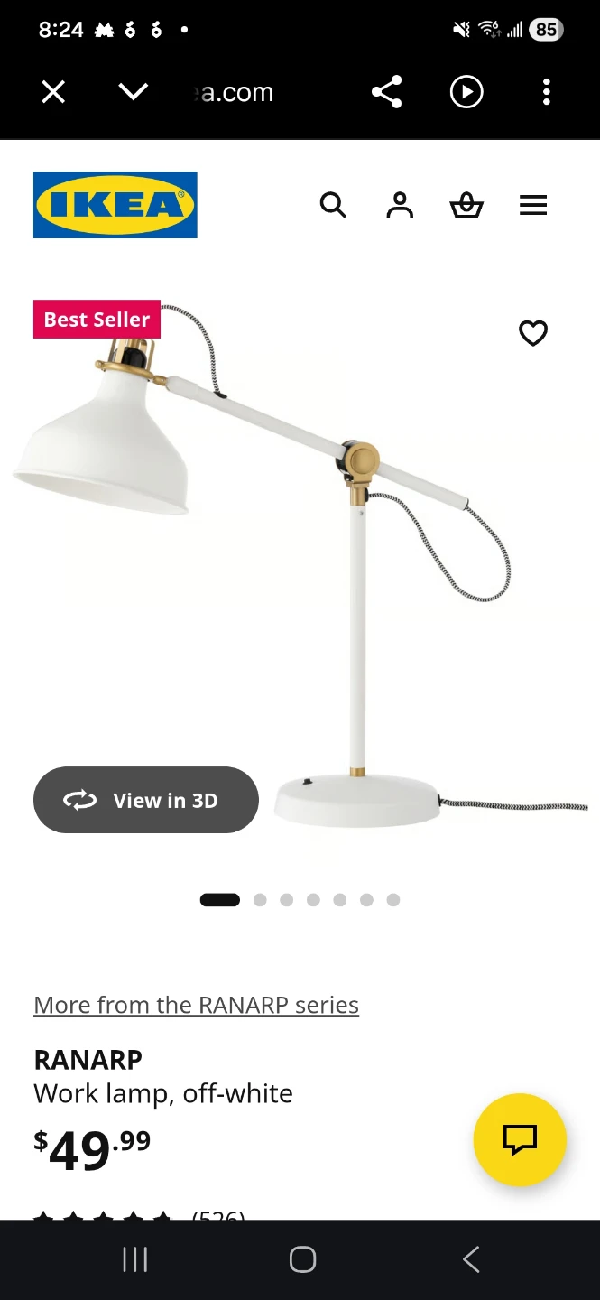 IKEA  Ranarp Desk Lamp - photo 3