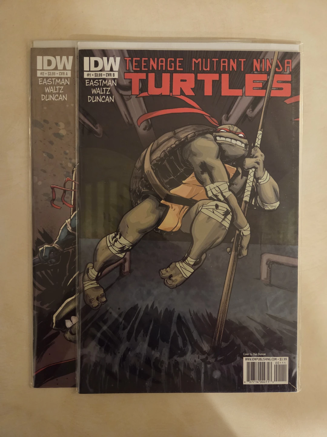 Teenage Mutant Ninja Turtles #1-2 Comic Books