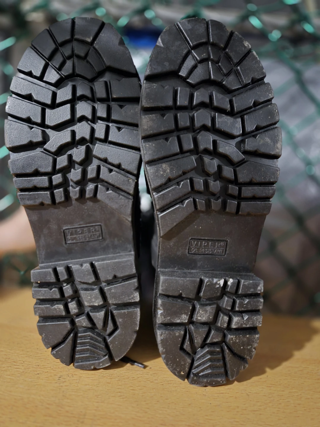 Viper Black Work Boots Size W7.5