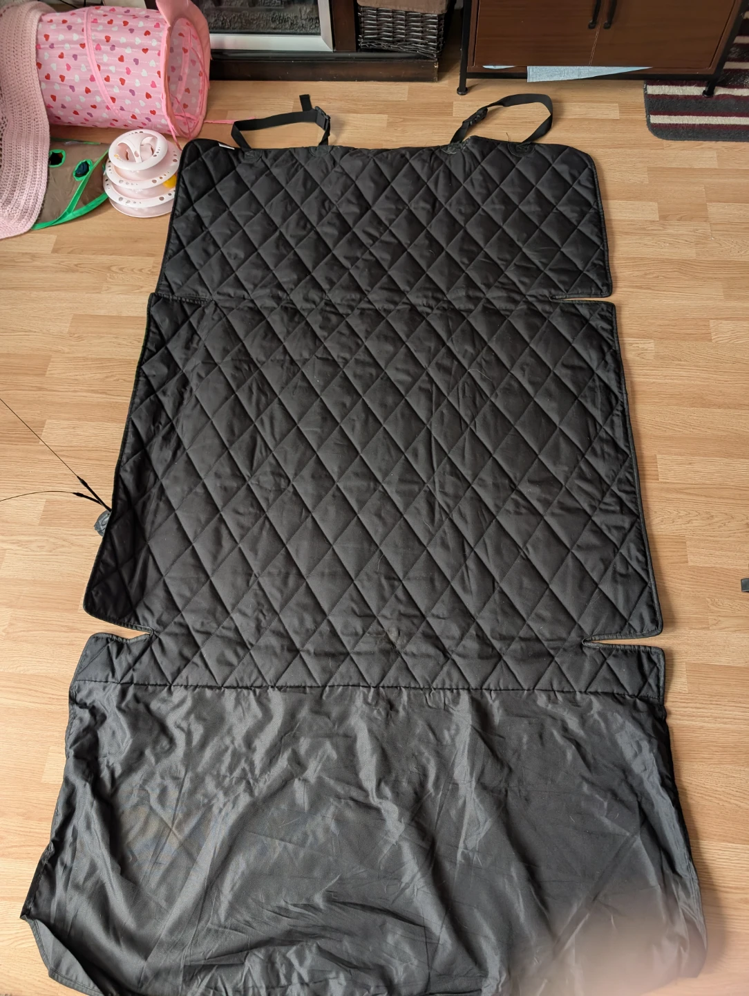 Quilted Black Car Seat Cover