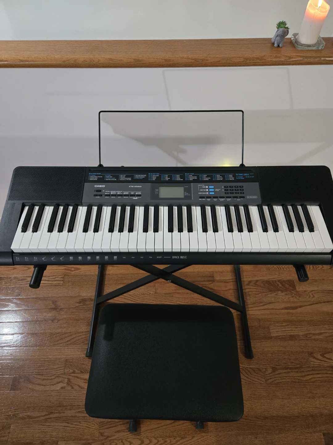 Casio CTK-2550 Keyboard with Stand and Bench