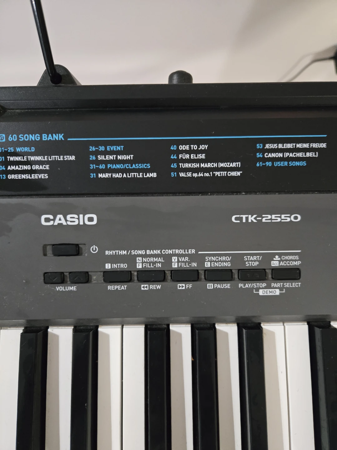 Casio CTK-2550 Keyboard with Stand and Bench - photo 2