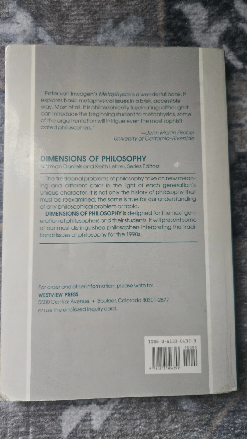 Metaphysics: Dimensions of Philosophy Series - photo 2