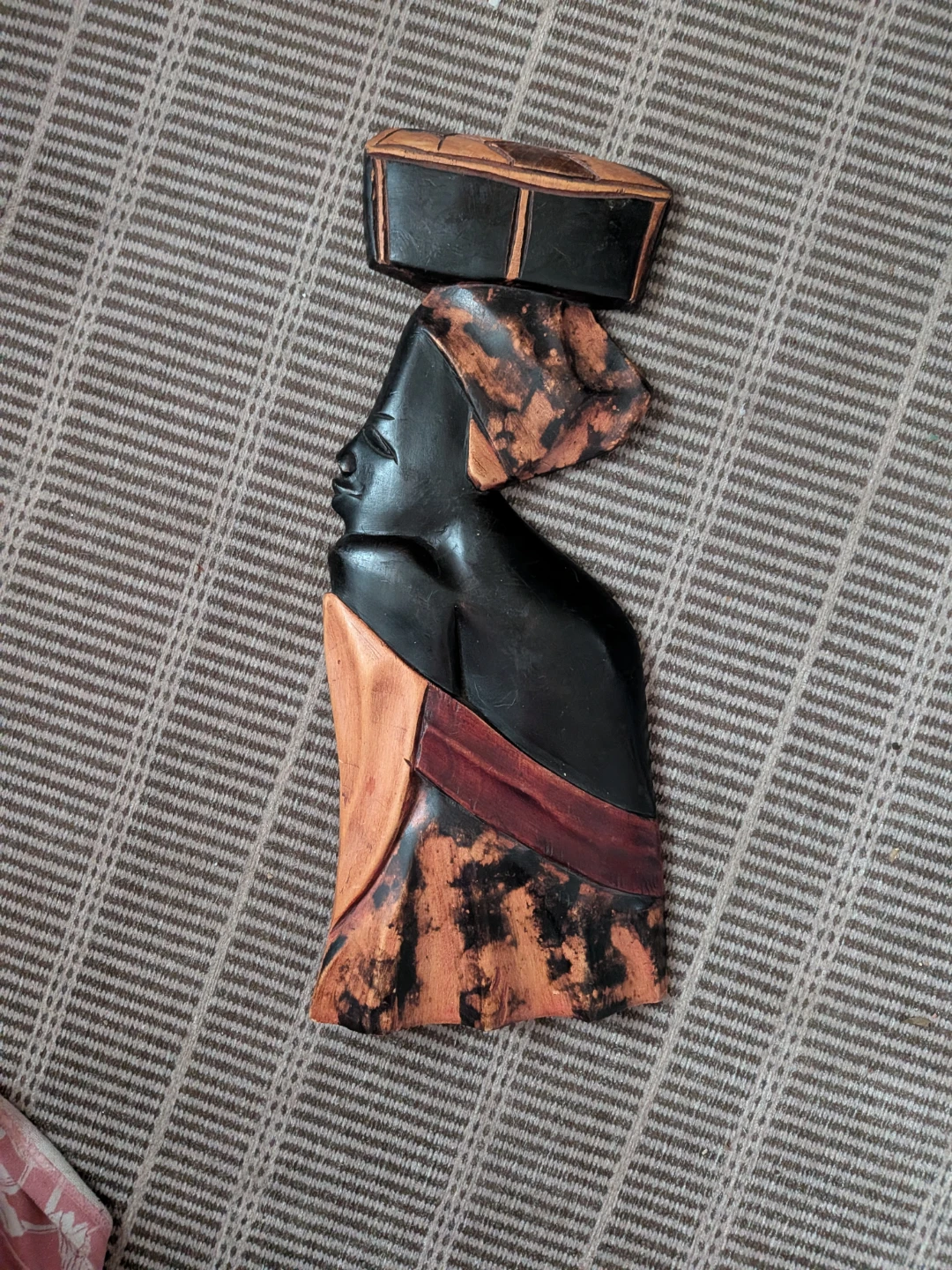 Wooden Wall Hanging Figurine
