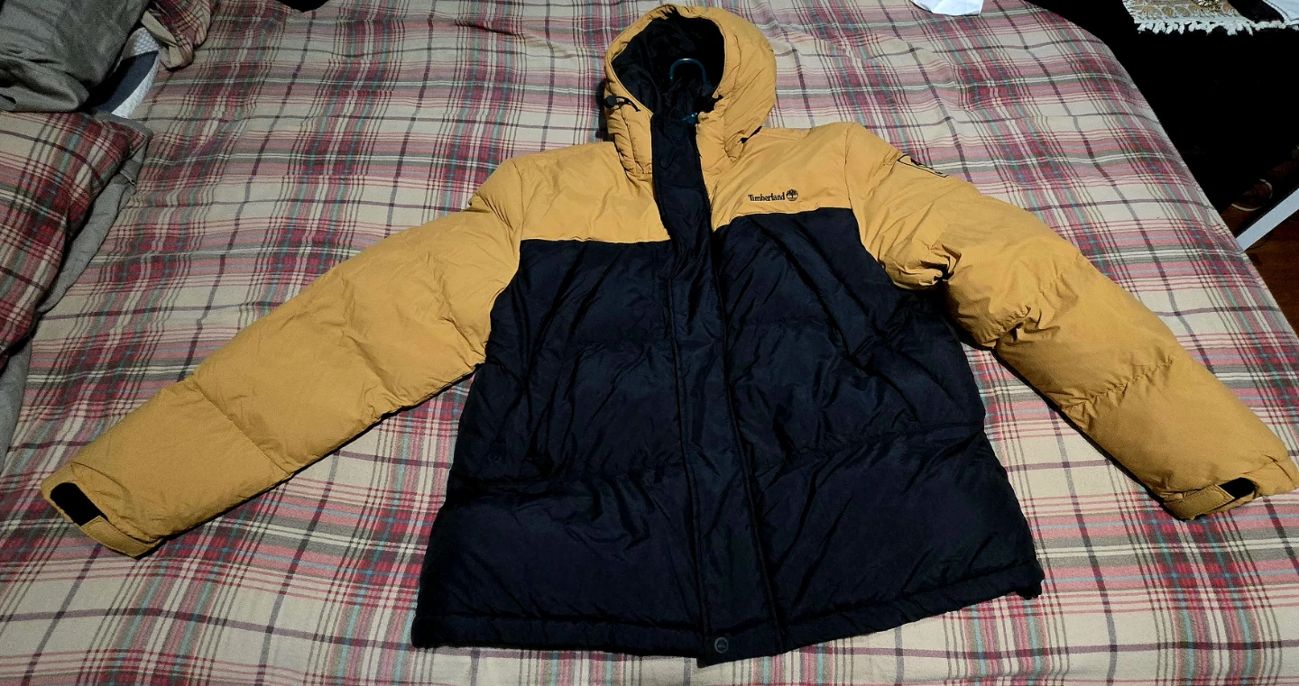 Timberland Puffer Jacket - Camel & Black