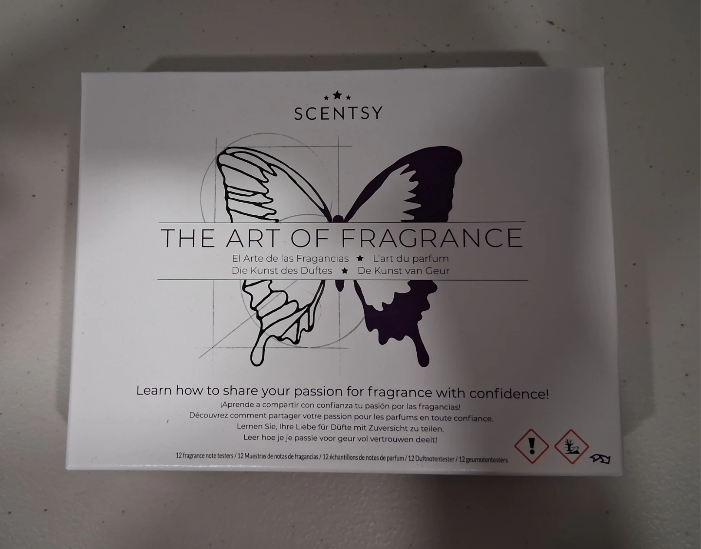Scentsy The Art of Fragrance 12 Fragrance Note Testers