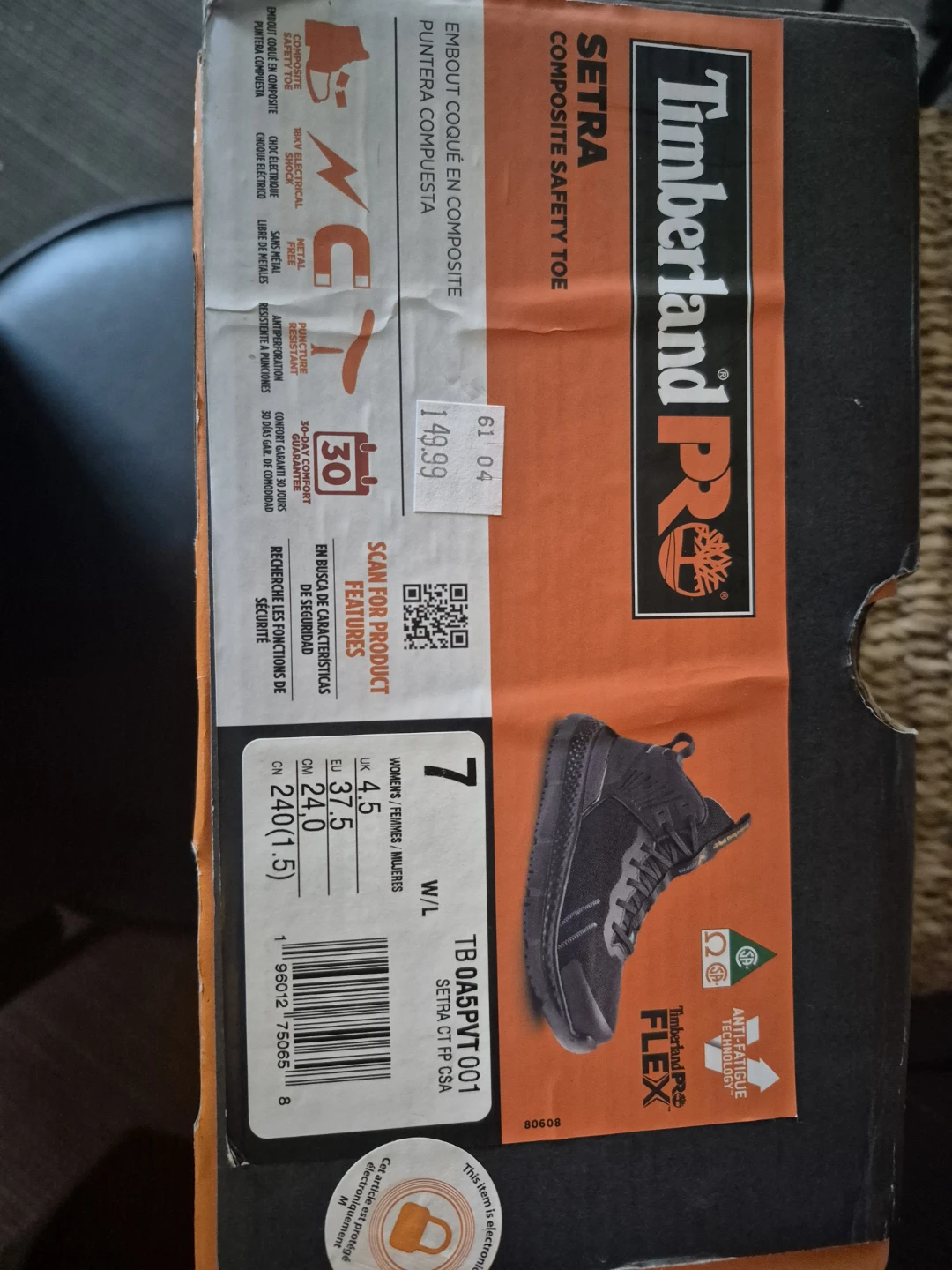 Timberland Pro Setra Composite Safety Toe Work Boots