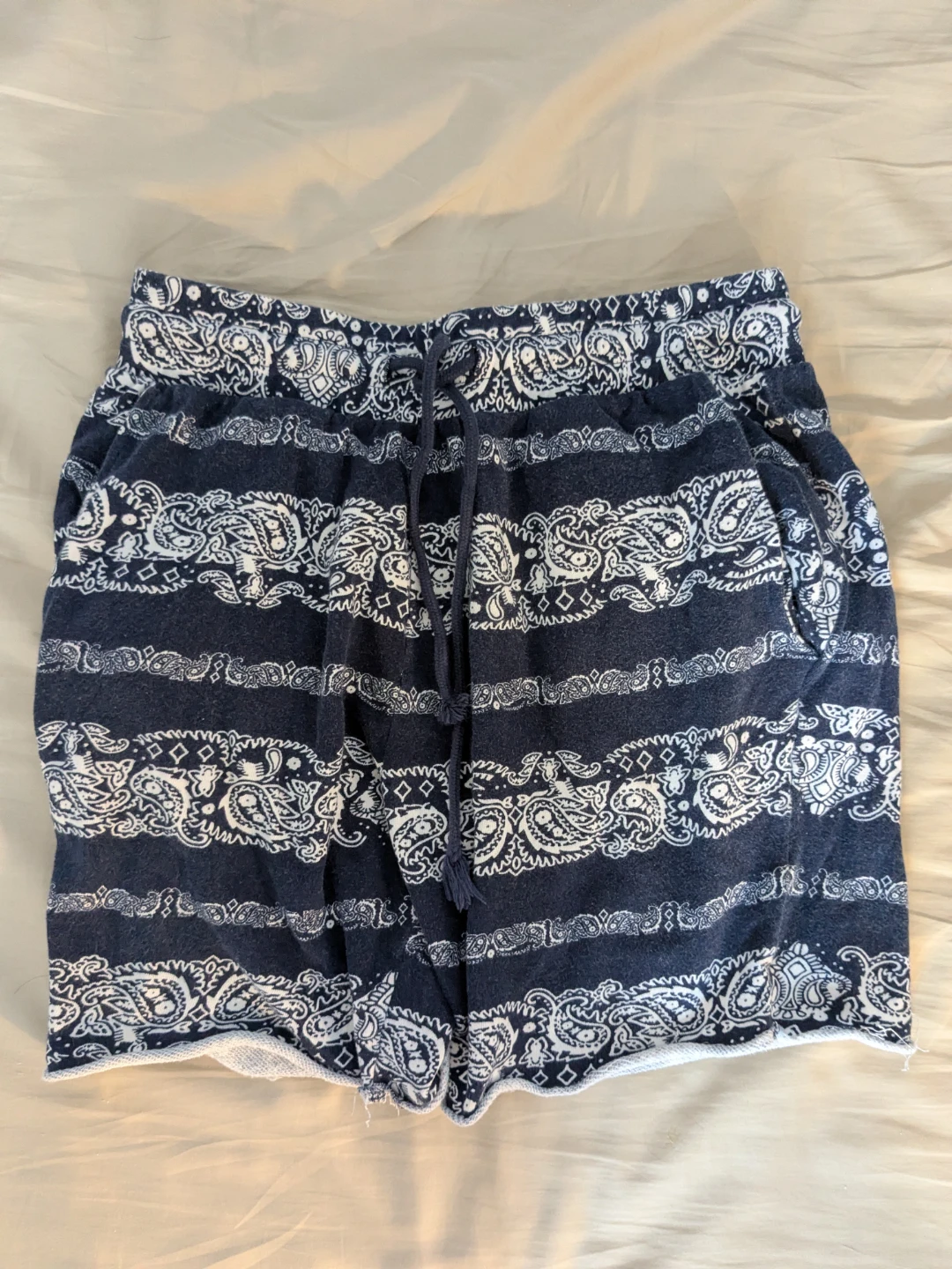 Paisley Print Shorts - Size S