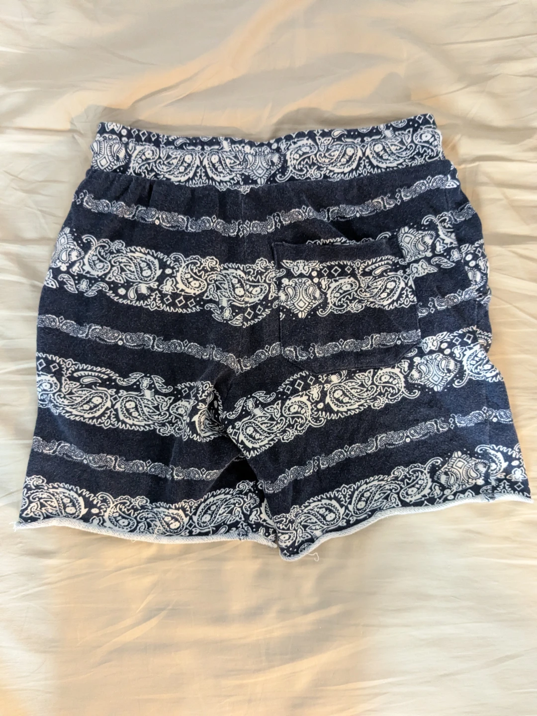 Paisley Print Shorts - Size S - photo 2