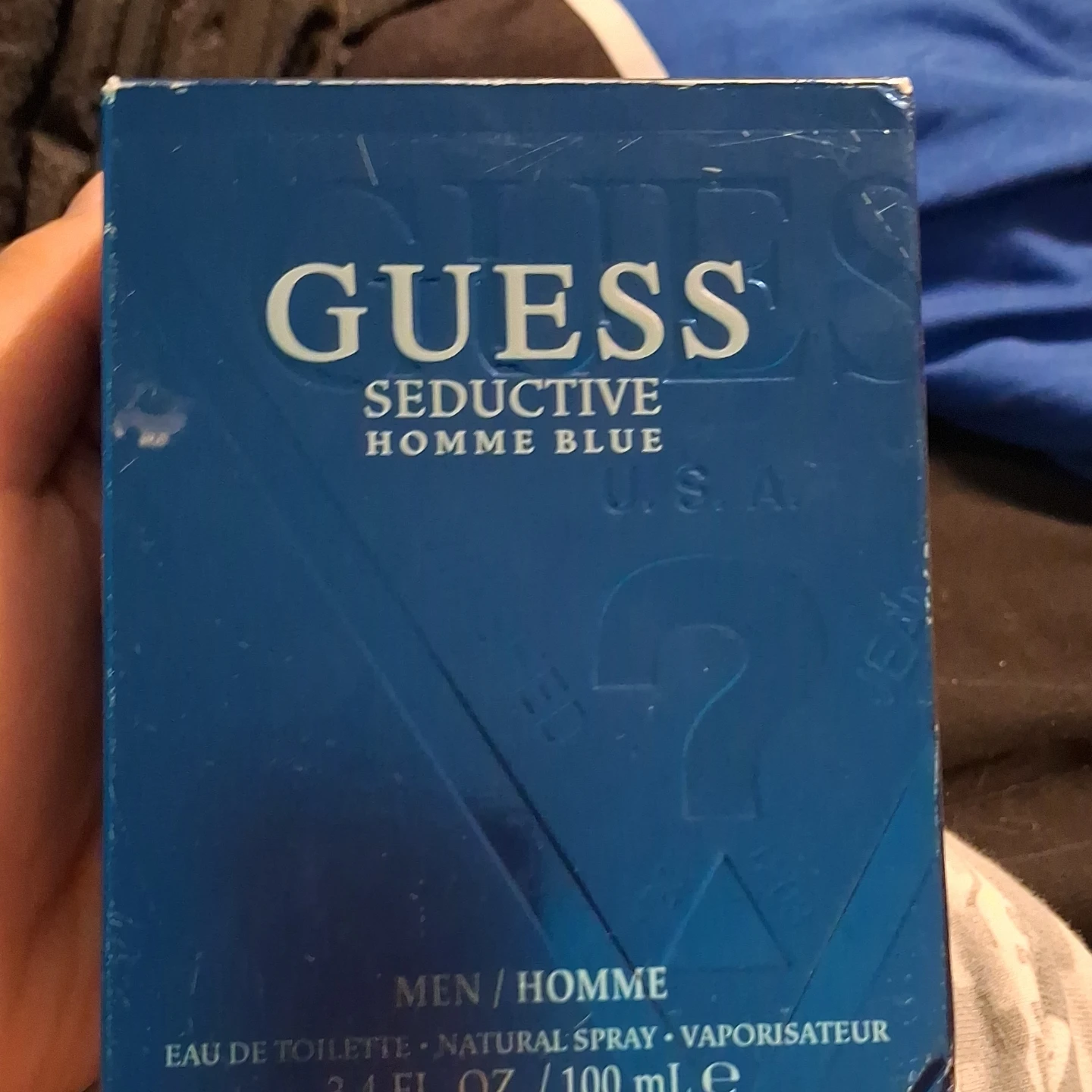 Guess Seductive Homme Blue Eau de Toilette for Men, 3.4 oz