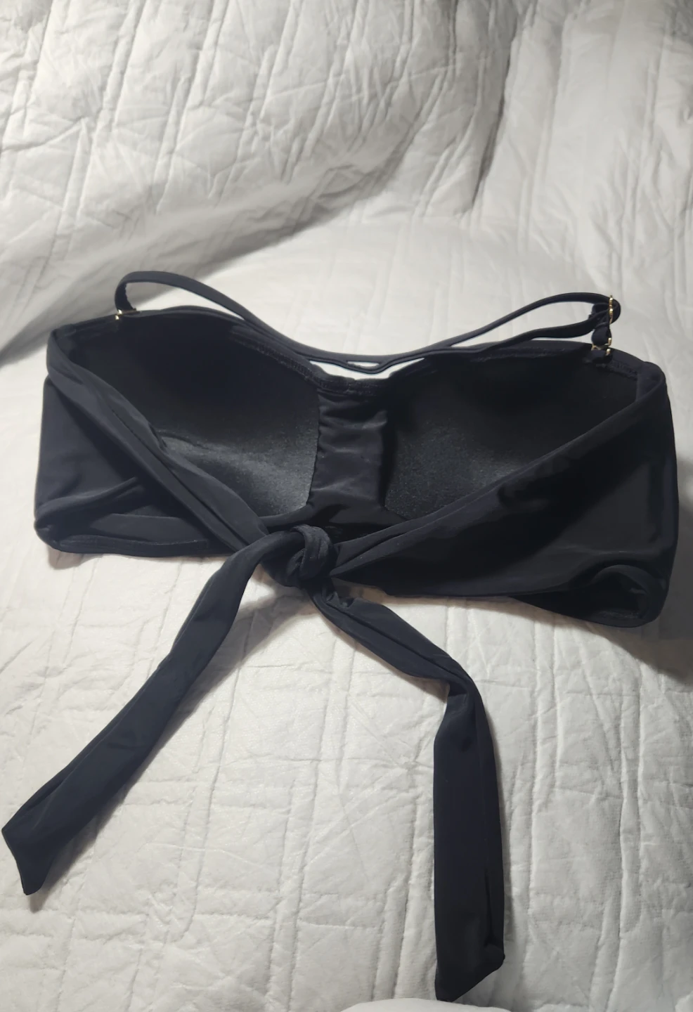 Black Halter Bikini Top