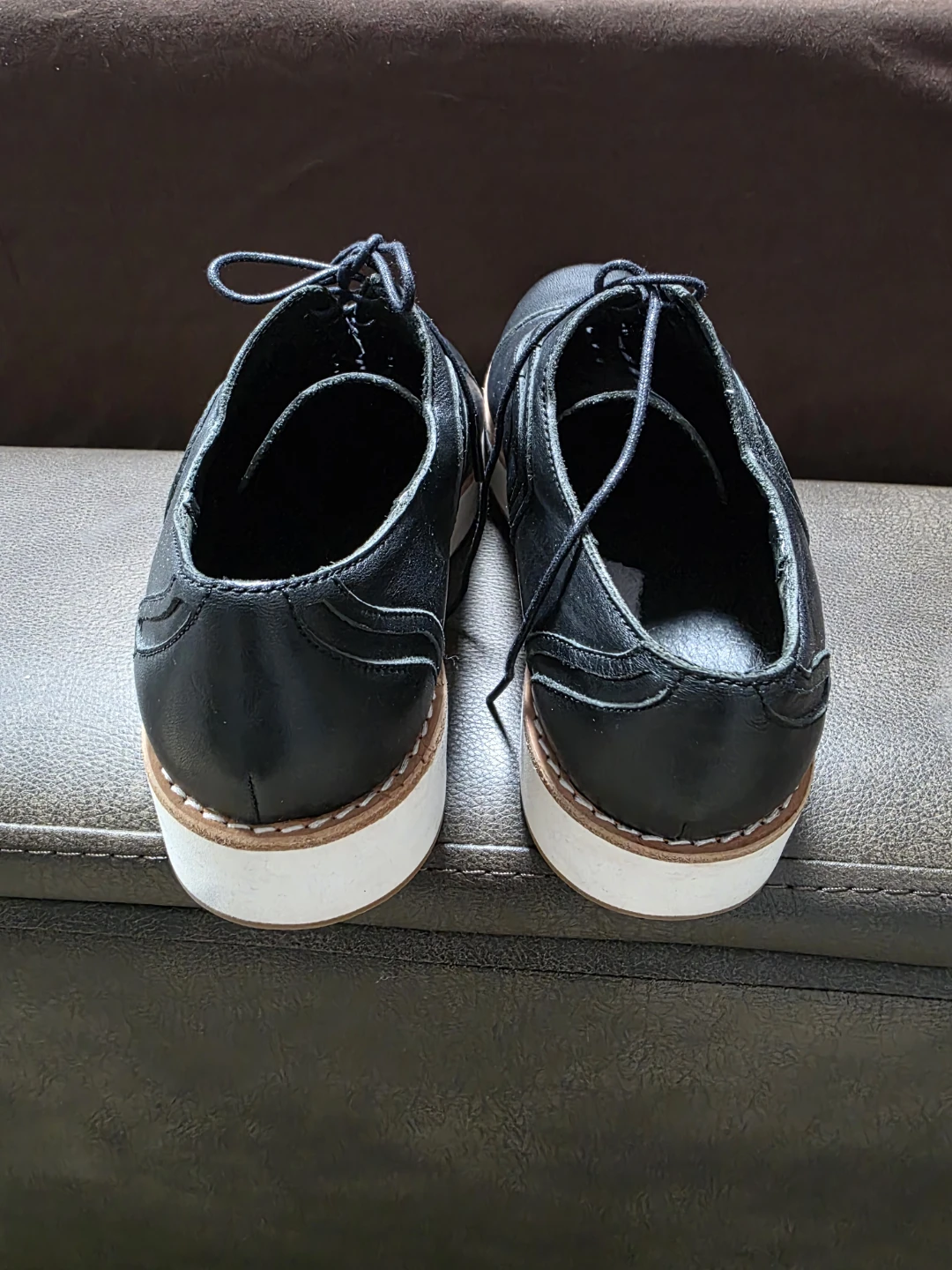 Camper Black Leather Oxford Shoes - photo 3