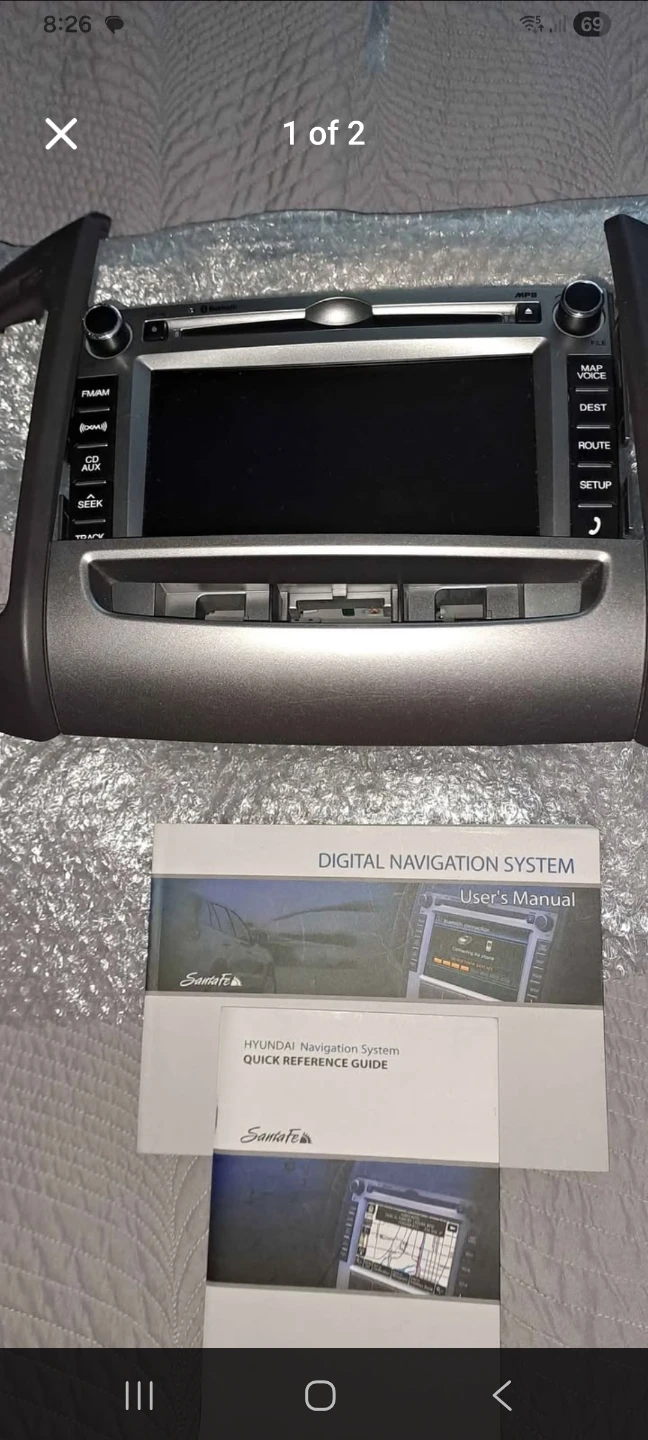 Hyundai Santa Fe Digital Navigation System
