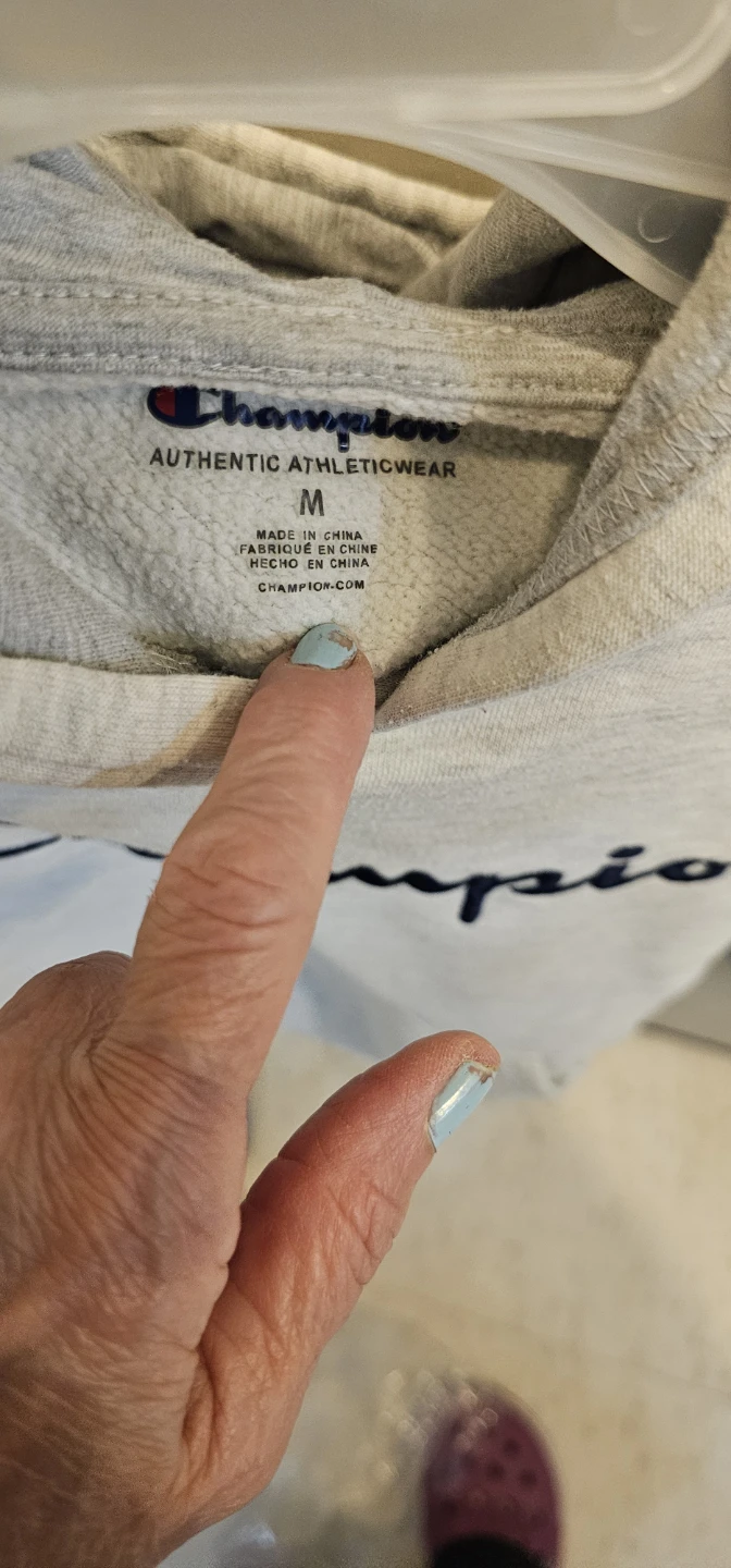 Champion Hoodie - Grey - Size M - photo 4