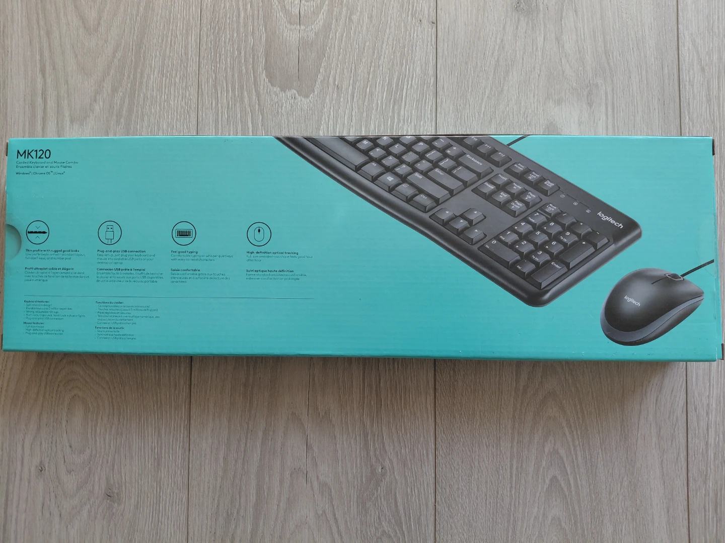Logitech MK120 Corded Keyboard and Mouse Combo - photo 2