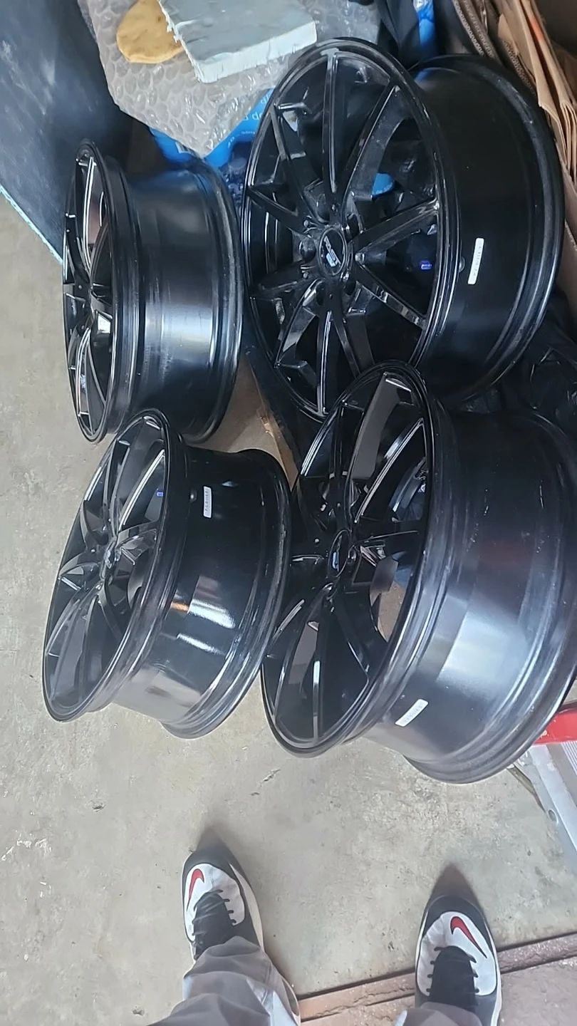 Fast EV Black Alloy Wheels Set of 4 17inch - photo 2