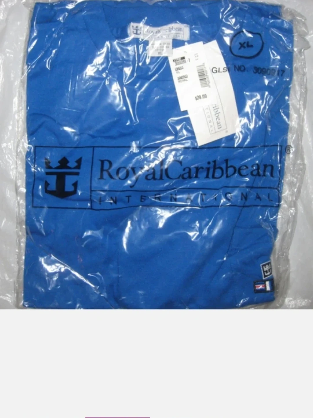 NEW T-shirt XL L Blue w/ pocket, Cruise Tee, men's women's