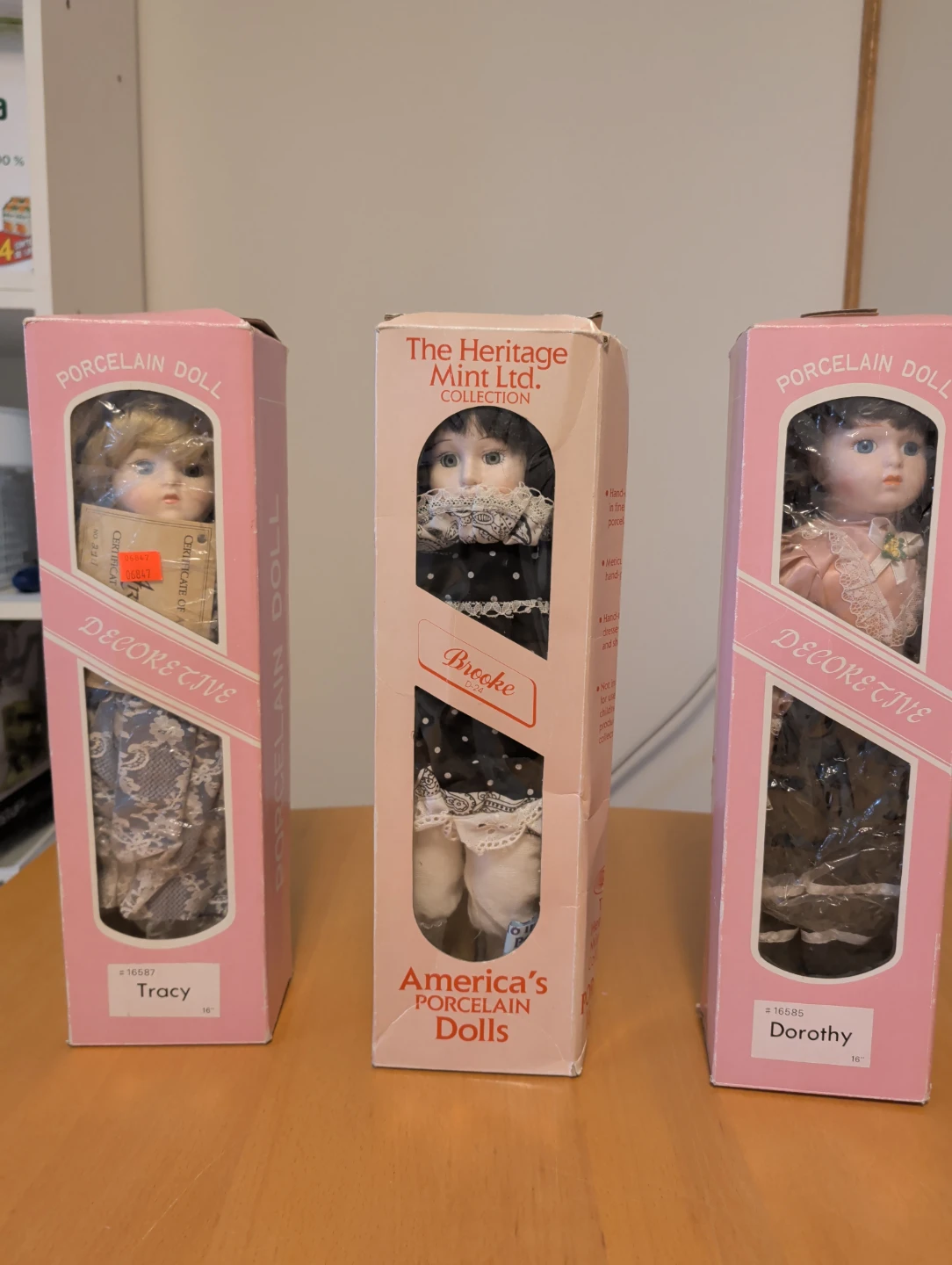 America's Porcelain Dolls - Tracy, Brooke, Dorothy