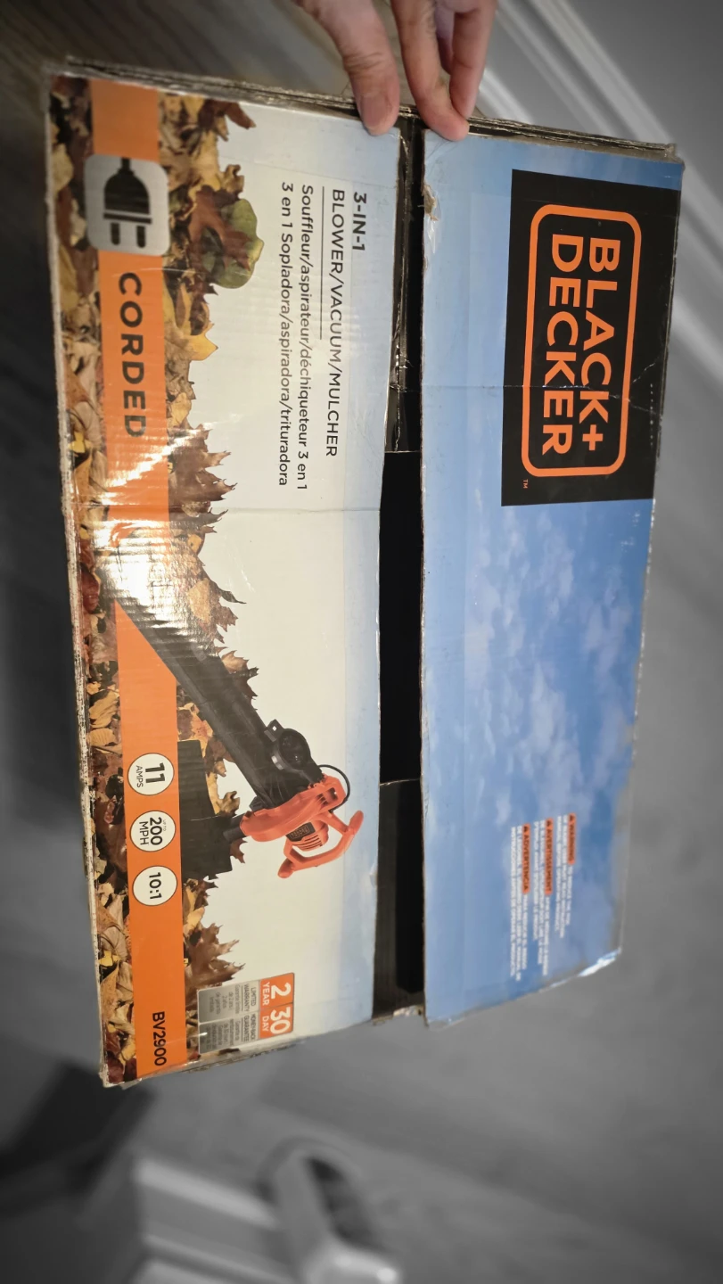 BLACK+DECKER 3-in-1 Blower/Vacuum/Mulcher BV2900 - photo 2