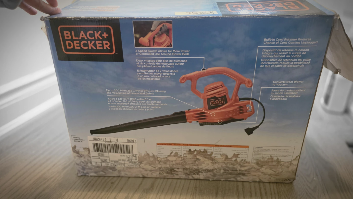 BLACK+DECKER 3-in-1 Blower/Vacuum/Mulcher BV2900 - photo 3