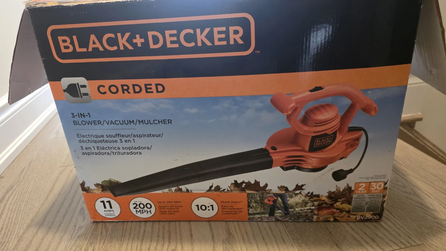 BLACK+DECKER 3-in-1 Blower/Vacuum/Mulcher BV2900 - photo 5