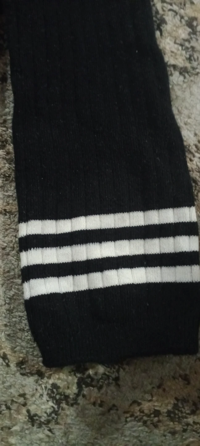 Black  3-Stripes Tights - photo 2