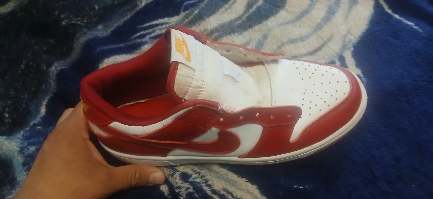 Nike Dunk Low Red White Sneakers