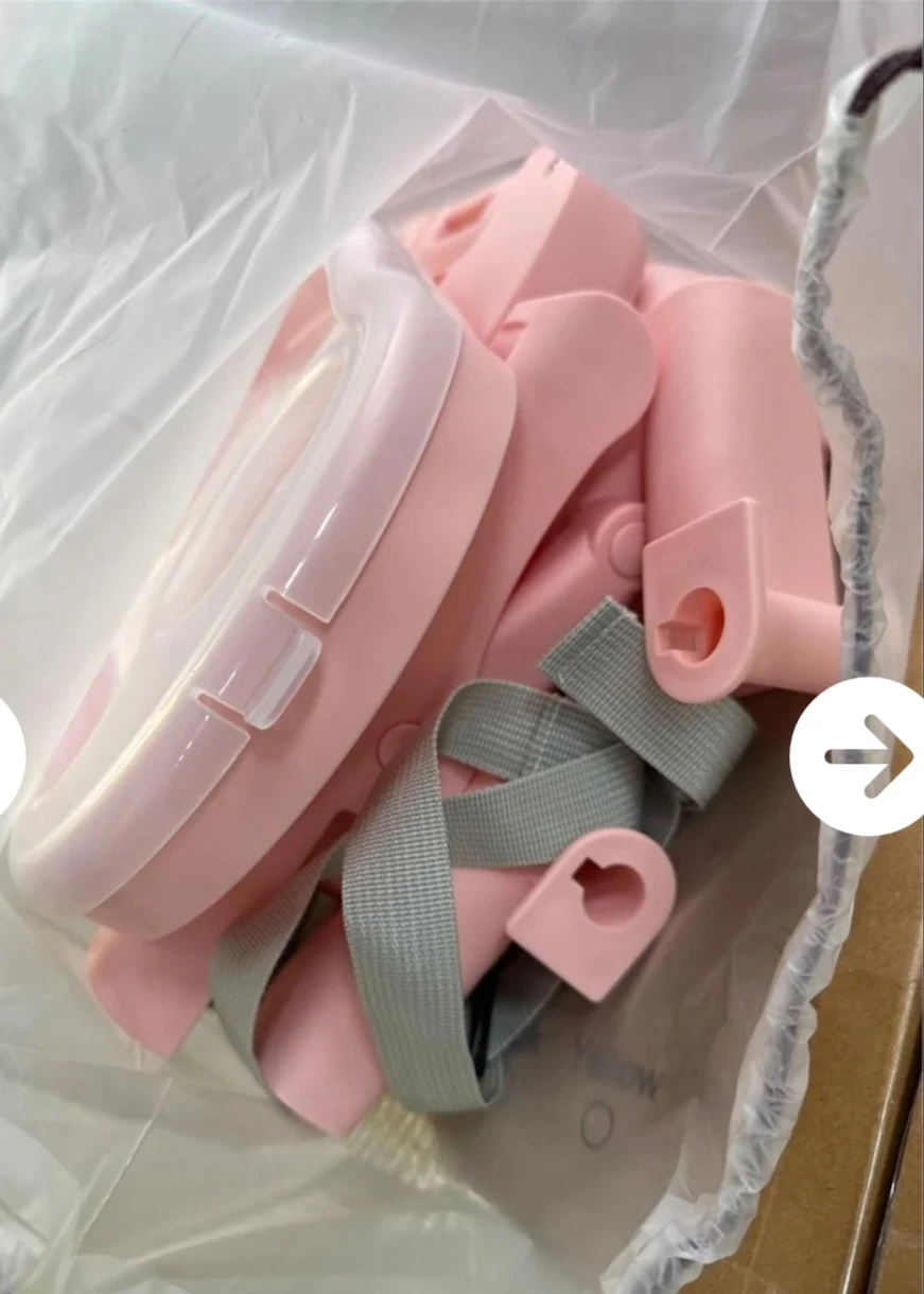 Pink Foldable Baby High Chair Booster Seat - photo 5