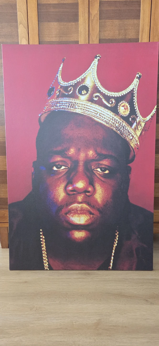 Biggie Smalls Crown Canvas Print