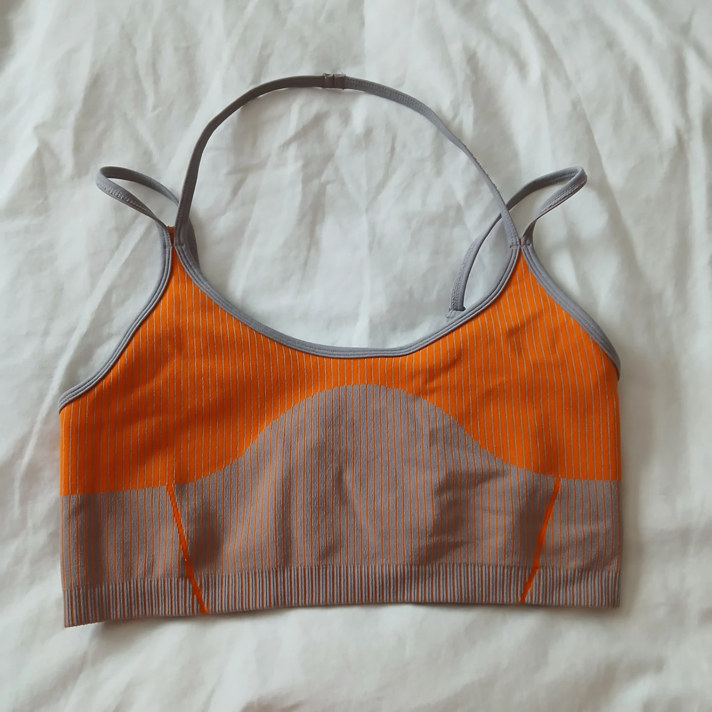 Astroremiges Sports Bra Size L Orange/Grey