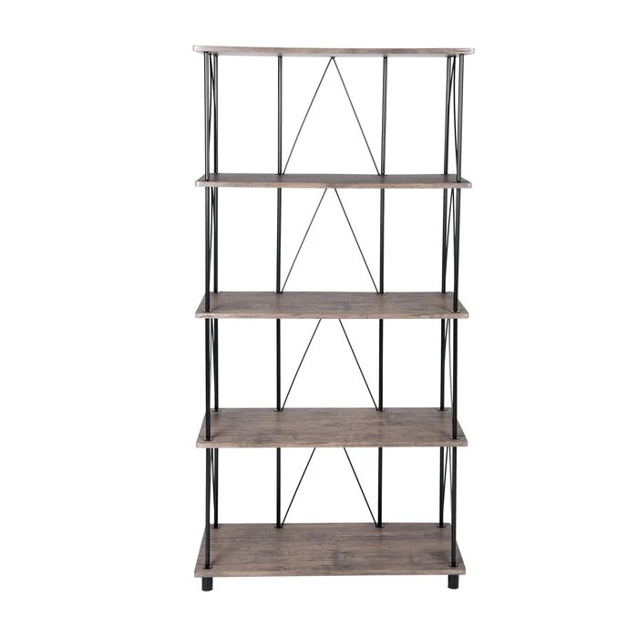 Axbridge Metal and Wood 4-Shelf Bookcase - need gone ASAP