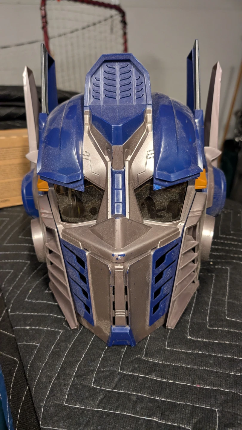 Transformers Optimus Prime Voice Changer Helmet