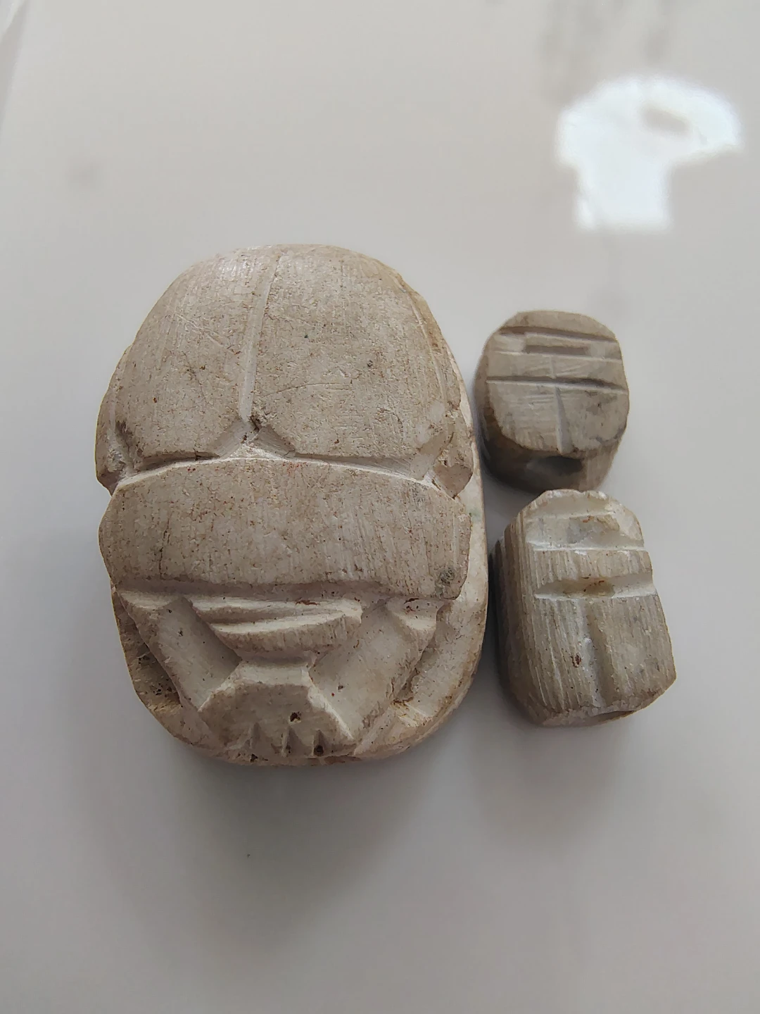 Vintage Repro Egyptian Scarab Beads