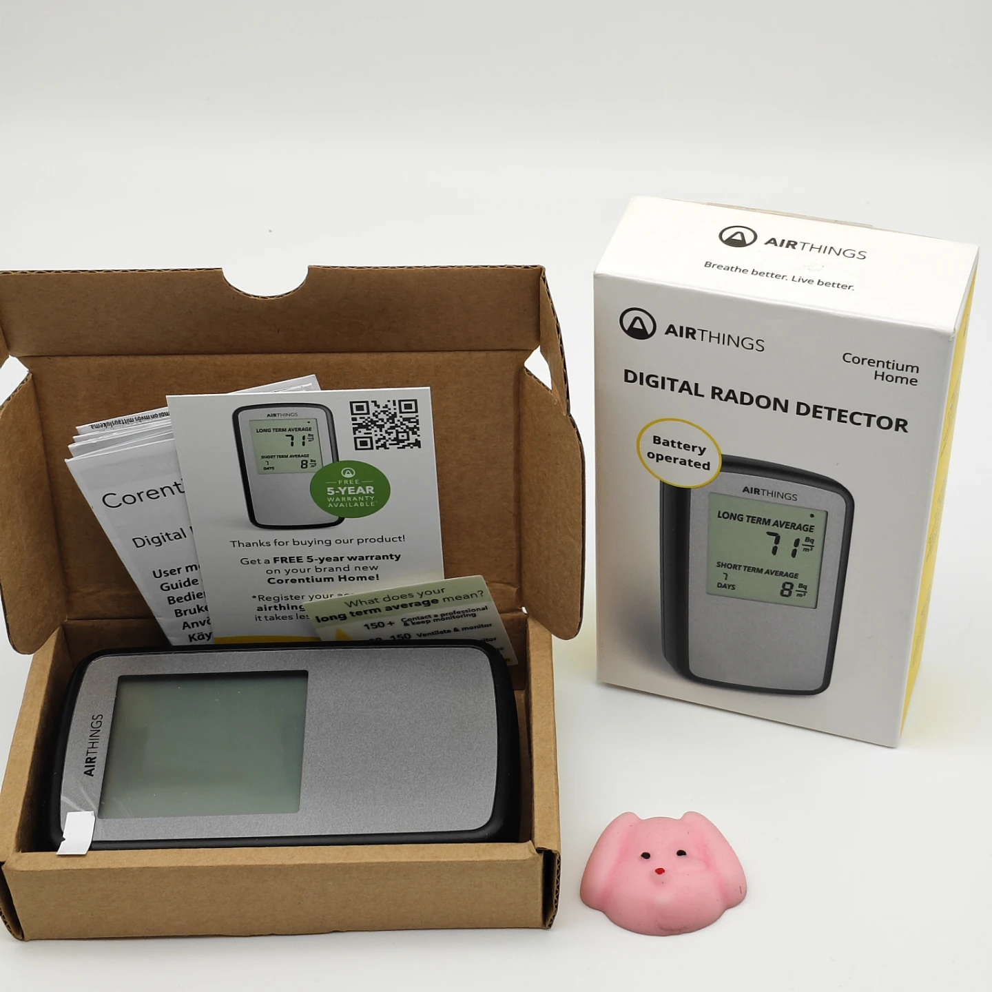 Airthings Corentium Home Digital Radon Detector