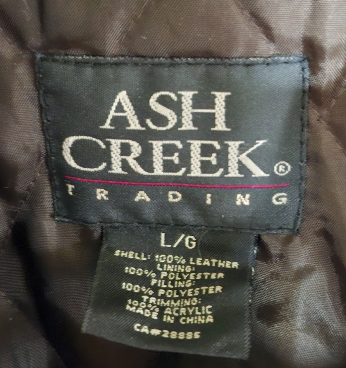Ash Creek Trading Leather Bomber Jacket L/G - photo 3