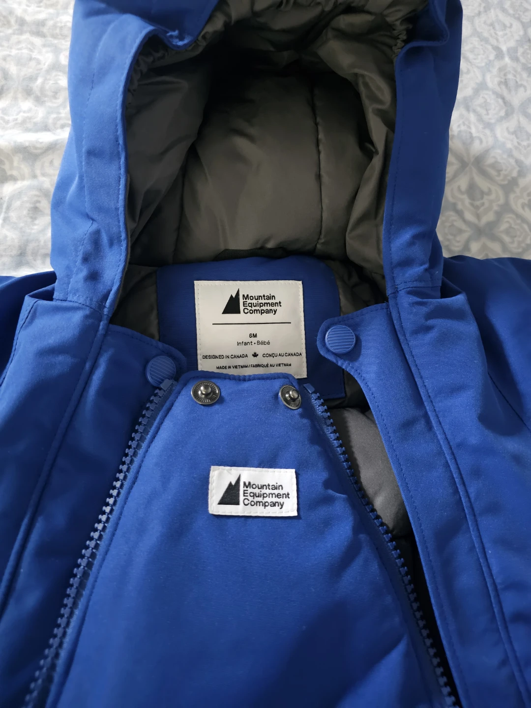 Mountain Equipment Company Infant Snowsuit - Blue - 6M - photo 2