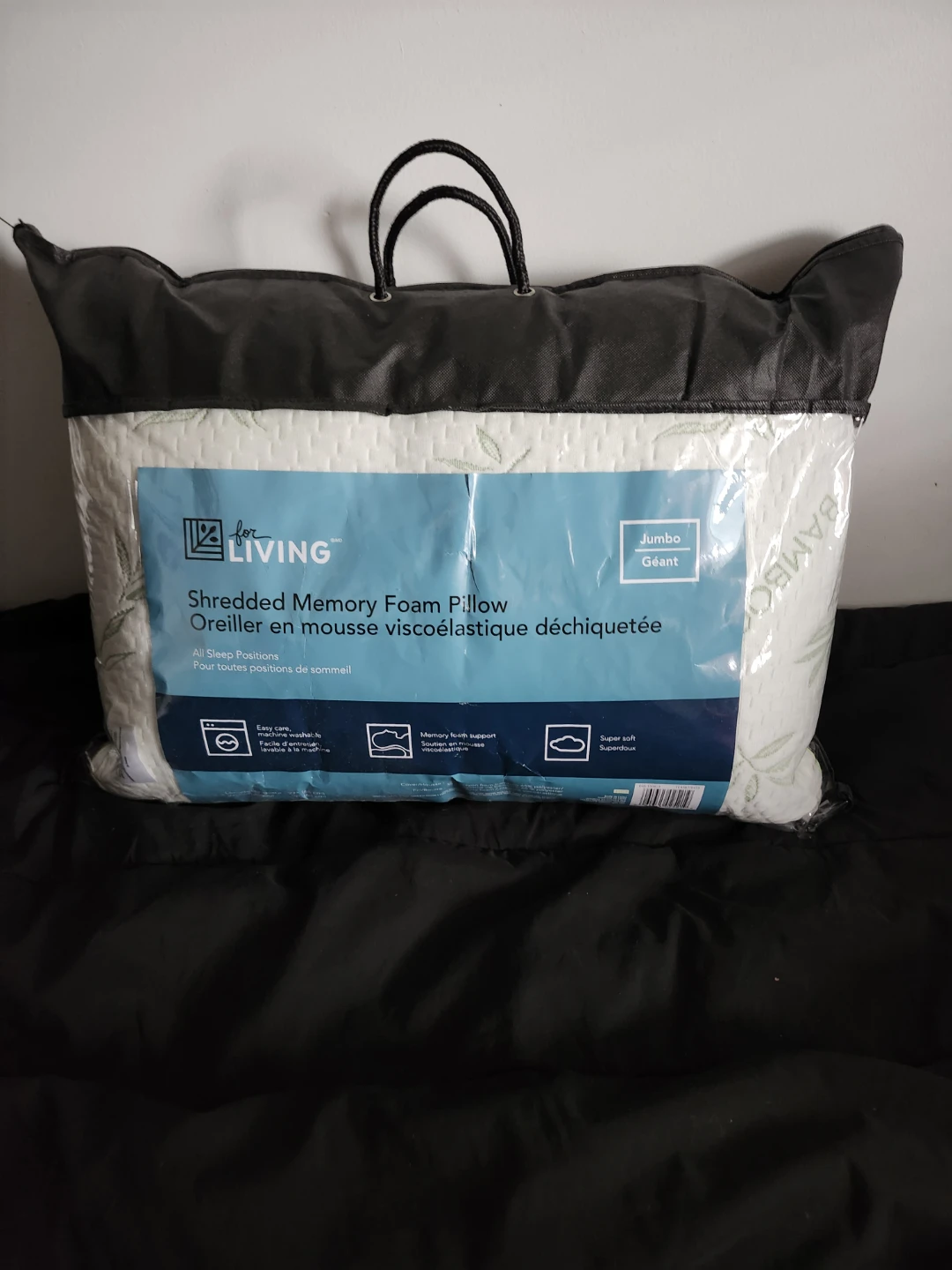for LIVING Shredded Memory Foam Pillow - Jumbo - photo 2