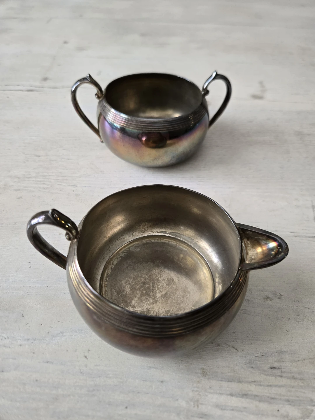 WM A. Rogers Silver Plated Set with Tray - photo 4