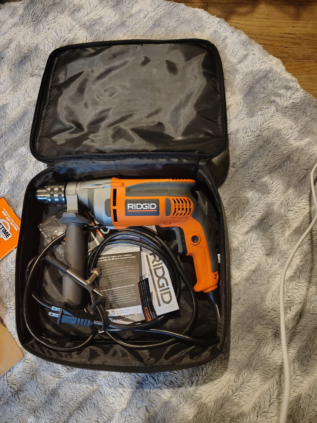 RIDGID Corded Hammer Drill with Case