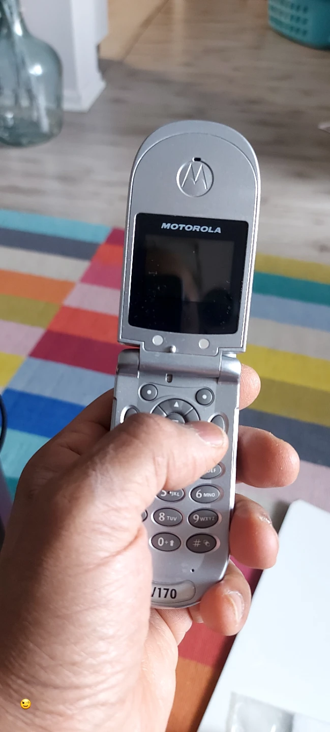 Motorola V170 Flip Phone - Silver
