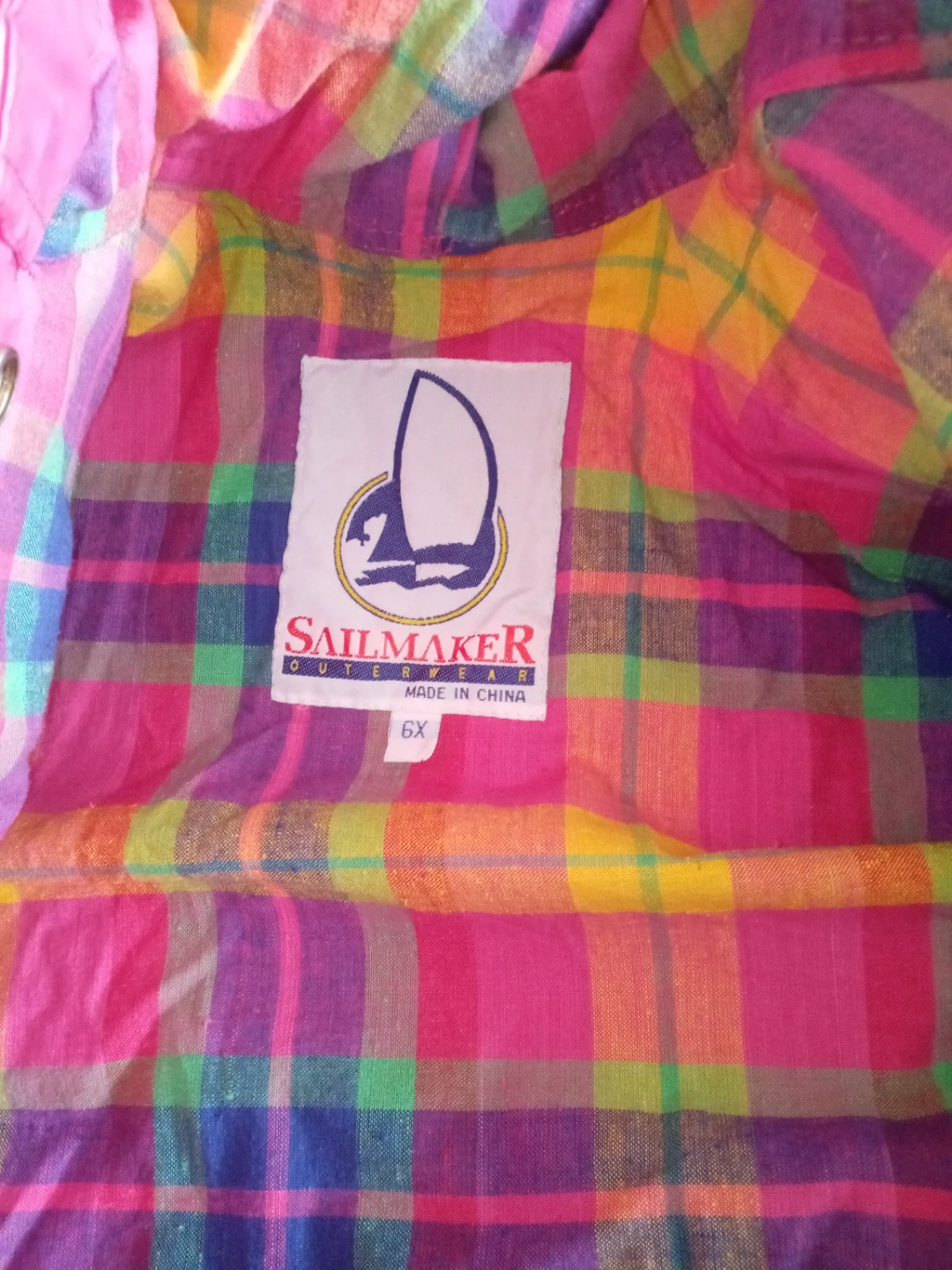 Sailmaker Outerwear Pink Raincoat Size 6X - photo 2