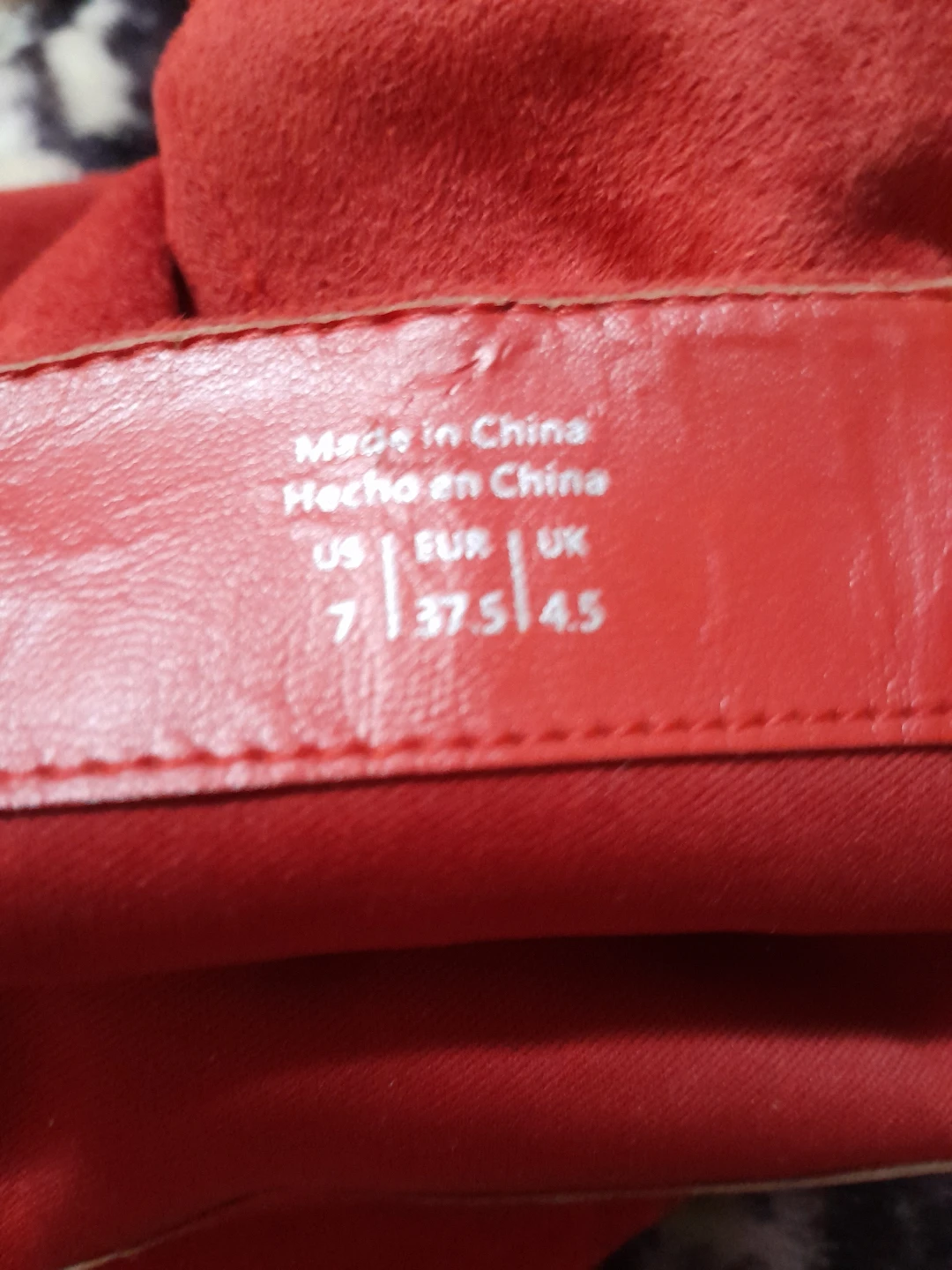 RED SUEDE OVER-THE-KNEE BOOTS - photo 5
