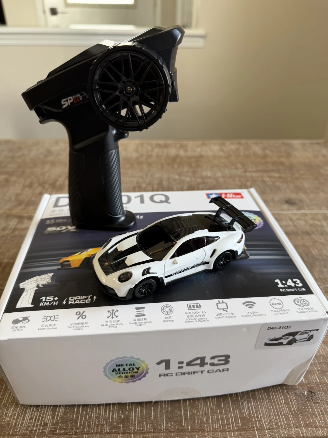 1:43 RC Drift Car with gyro (gray & white available) - photo 4
