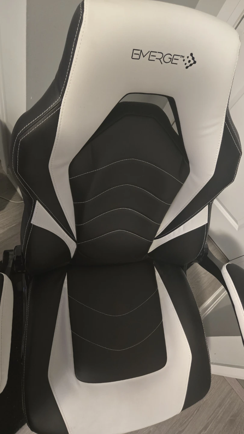 EMERGE Gaming Chair - Black and White - photo 3