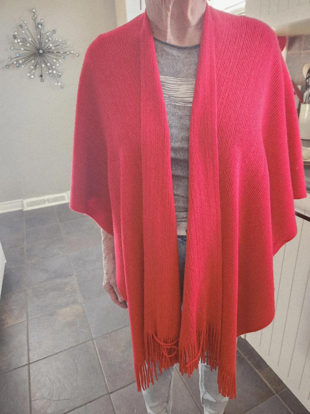 Red shawl - photo 2