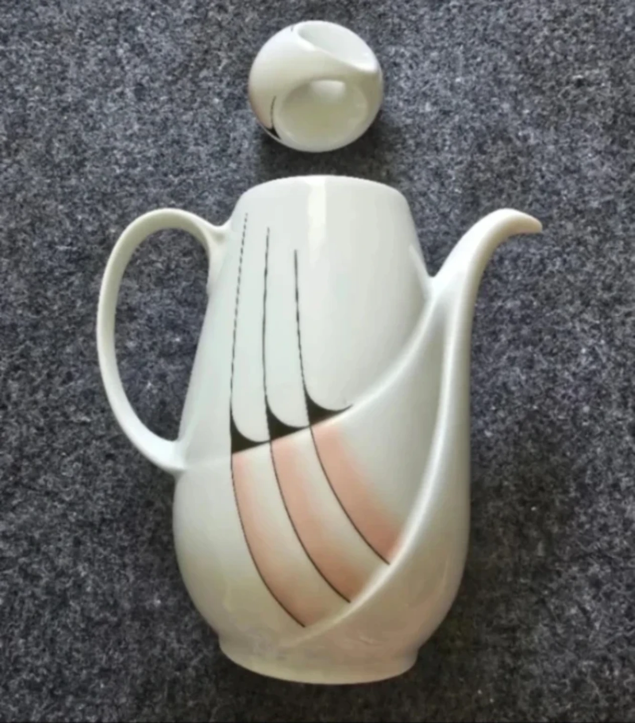 Vintage MCM  Germany Coffee Teapot Vohenstrauss