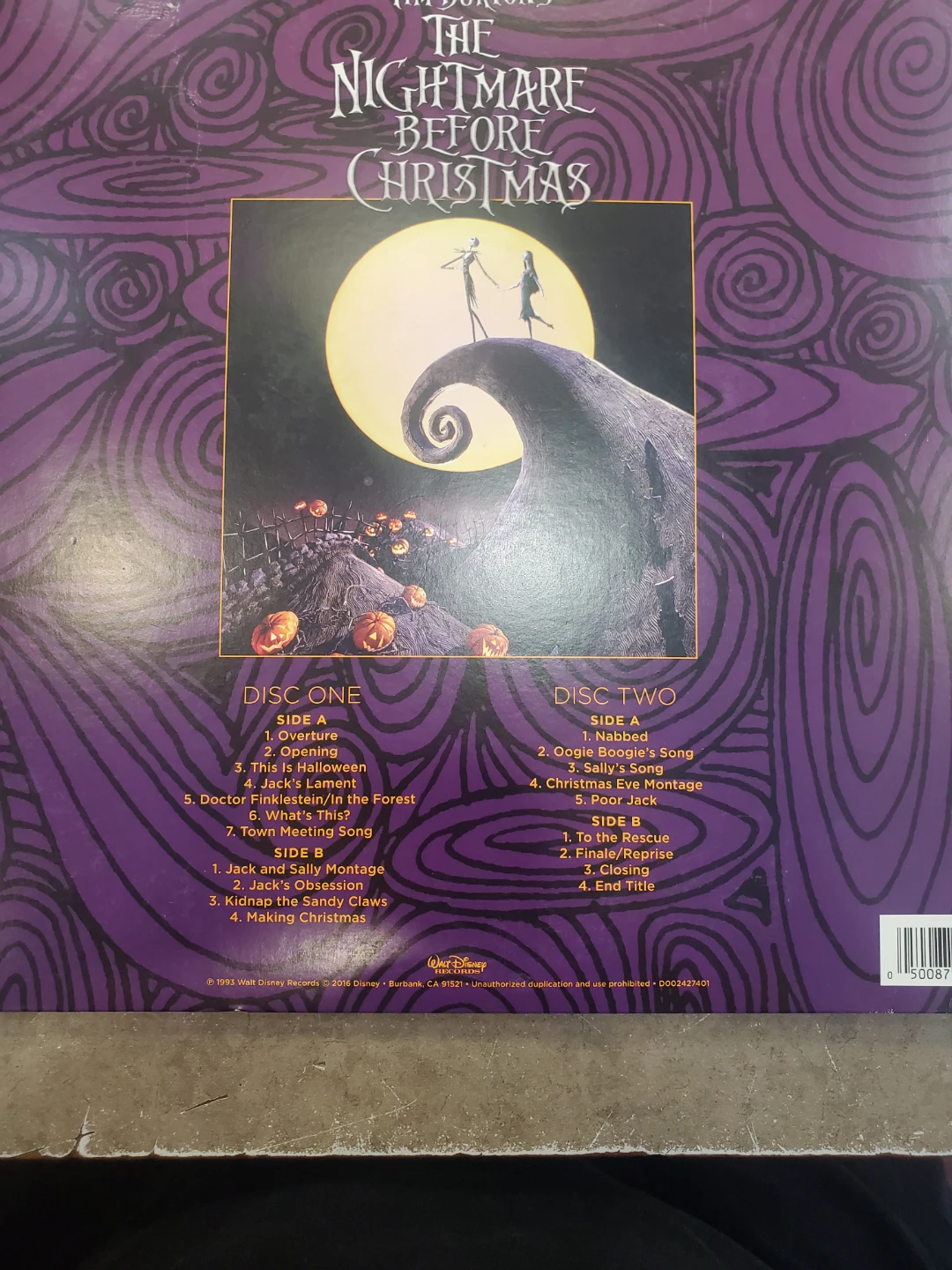 Disney Tim Burton's The Nightmare Before Christmas Soundtrack - photo 2
