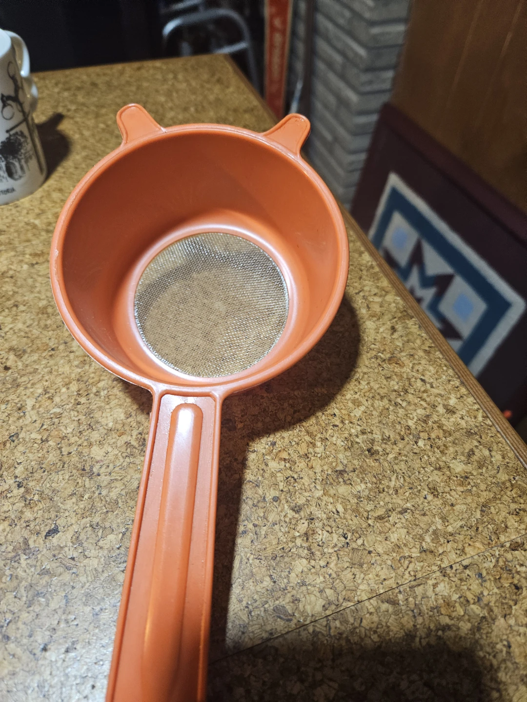 Orange Plastic Sieve/Strainer - photo 4