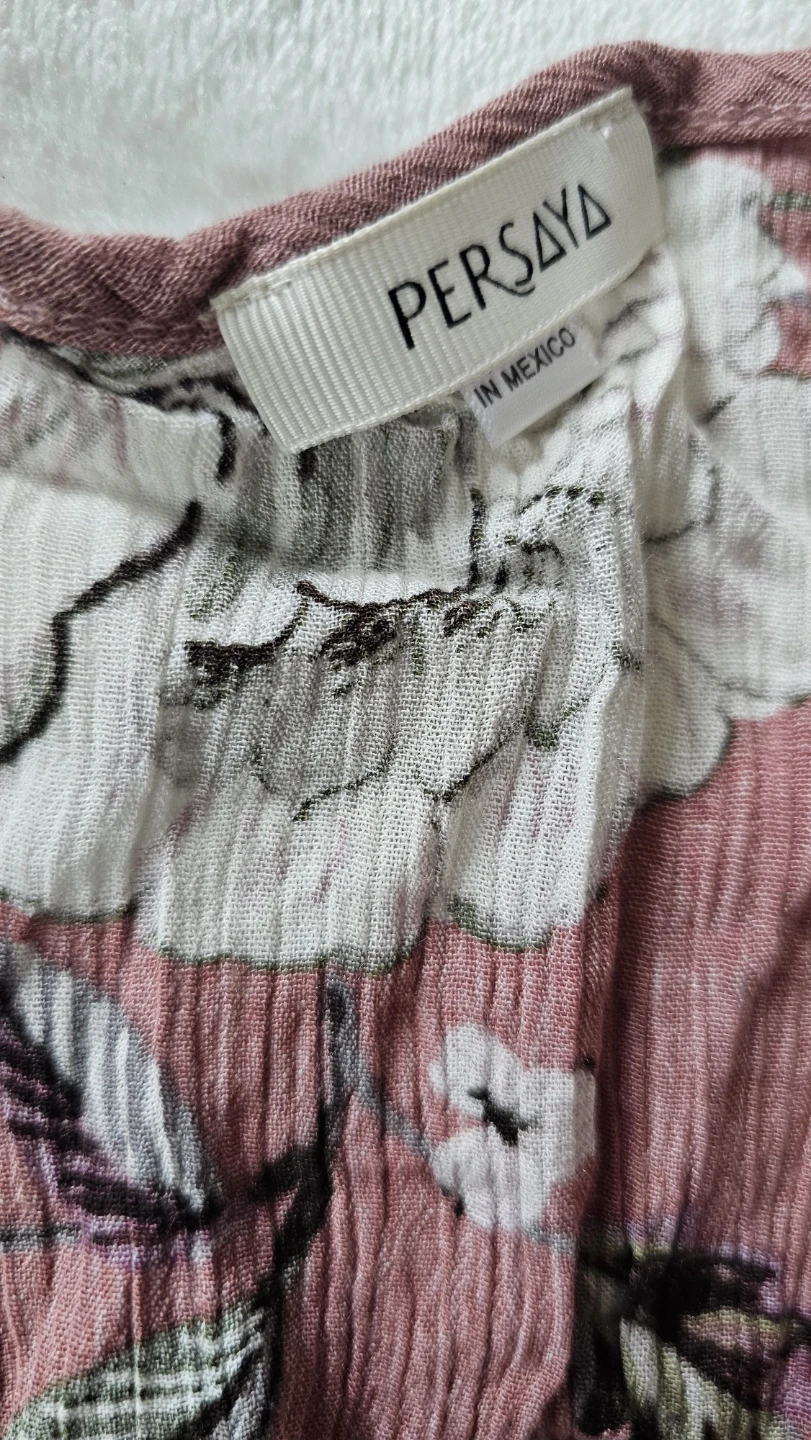 Persaya Floral Print Wrap Top - photo 4